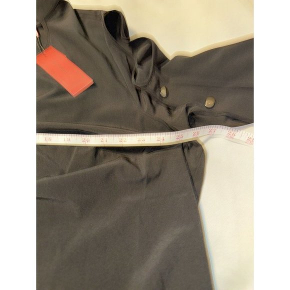 Love Scarlett Cutout Top Vneck Choker Cold Shoulder W Button Arms Detail New - Picture 2 of 6